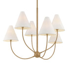 Troy Lighting Canada - F1941-PBR - Six lampes Suspendu - Evermore - Laiton patiné