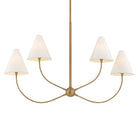 Troy Lighting Canada - F1948-PBR - Luminaire linéaire à quatre lampes Suspension - Evermore - Laiton patiné