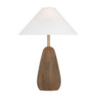 Troy Lighting Canada - PTL1527-PBR - Une lampe Lampe de table - Bois de cœur - Laiton patiné