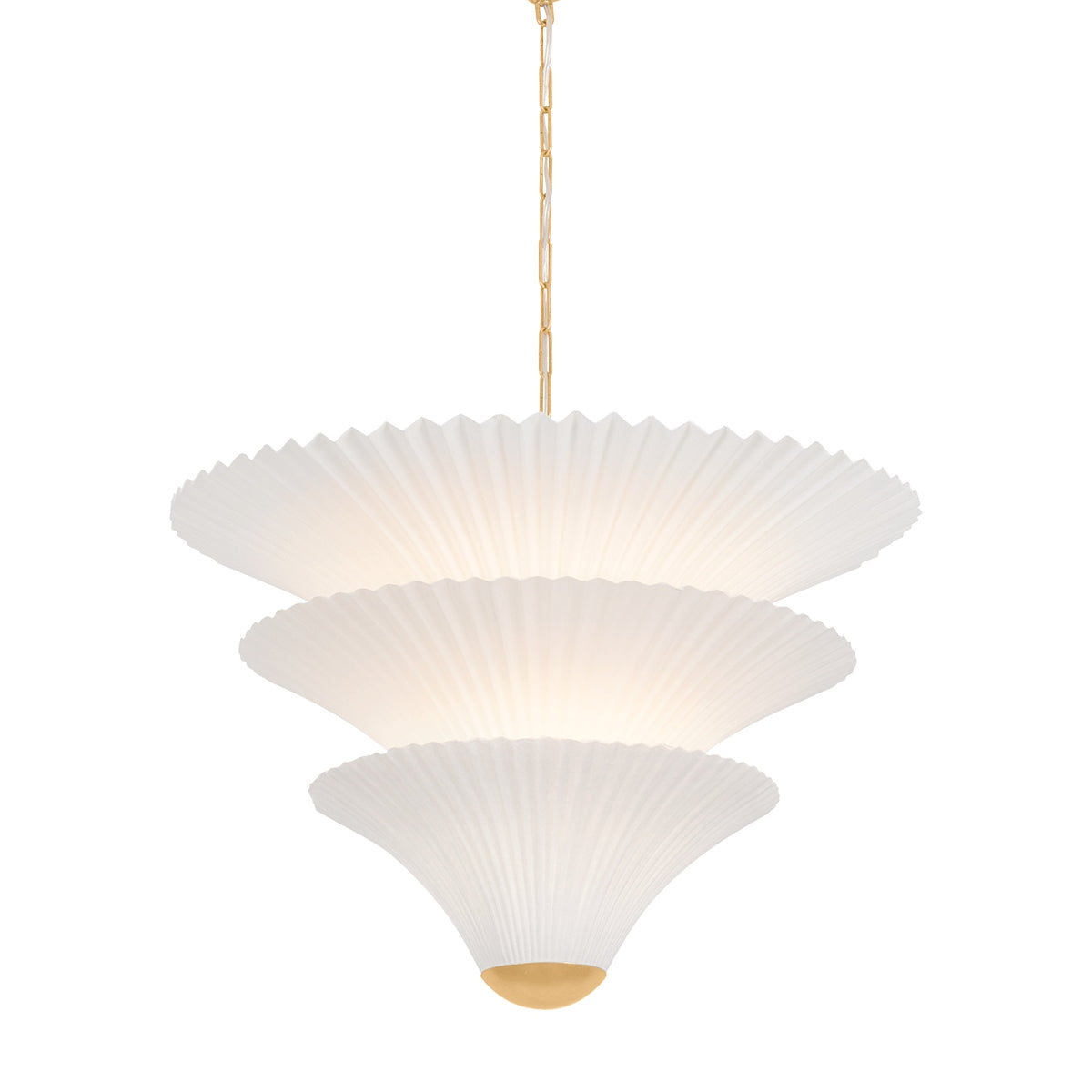 Corbett Lighting Canada - 533-28-VGL - Two Light Chandelier - Belluno - Vintage Gold Leaf