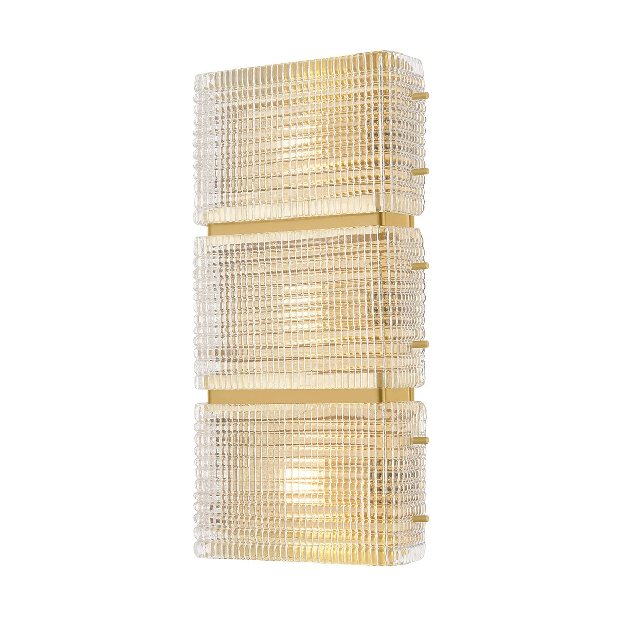 Corbett Lighting Canada - 547-03-VB - Three Light Wall Sconce - Mav - Vintage Brass