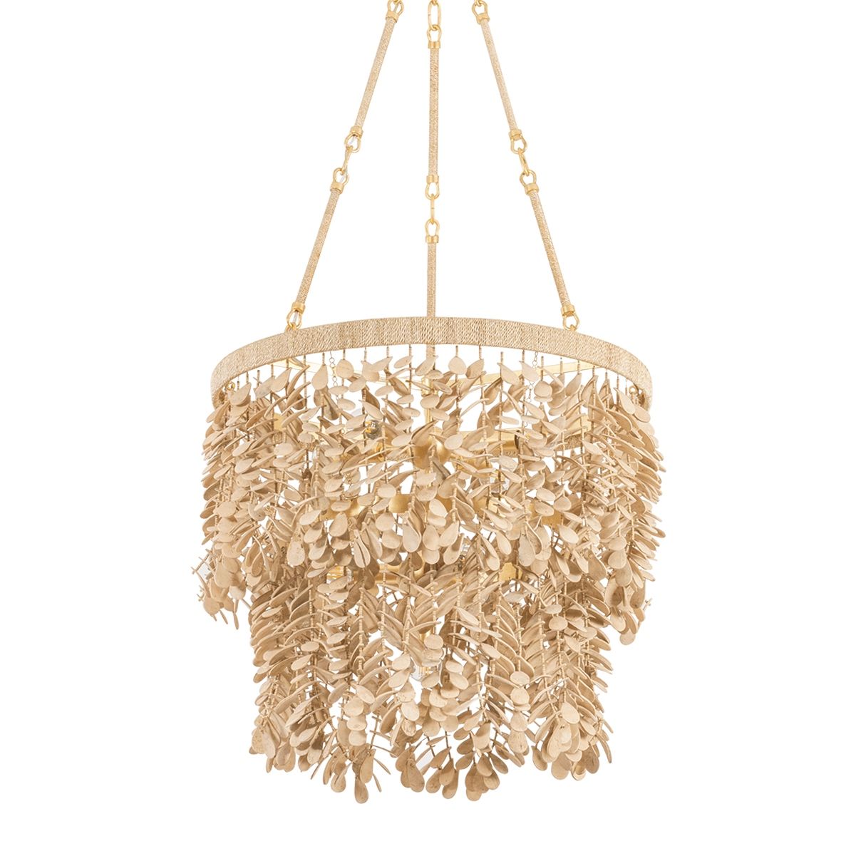 Corbett Lighting Canada - 552-24-VGL - Eight Light Chandelier - Naxos - Vintage Gold Leaf