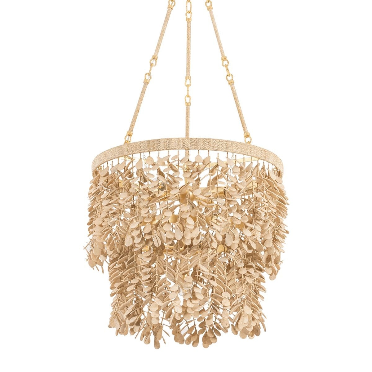 Corbett Lighting Canada - 552-24-VGL - Huit lampes Suspendu - Naxos - Feuille d'or vintage