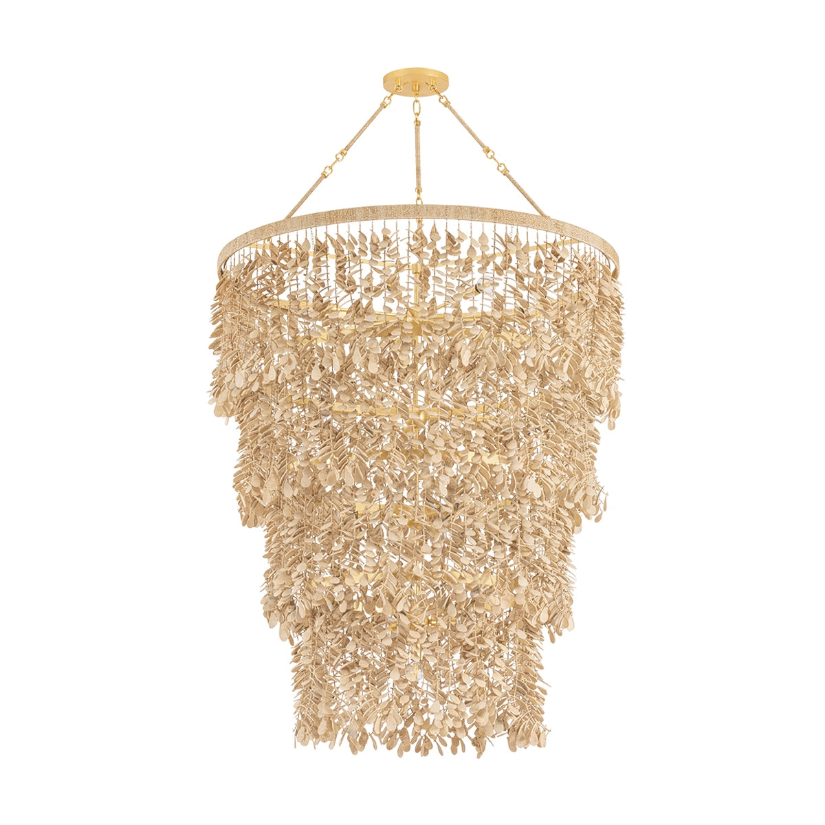 Corbett Lighting Canada - 552-42-VGL - 18 lampes Suspendu - Naxos - Feuille d'or vintage