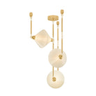 Corbett Lighting Canada - 555-32-VPB - DEL Suspendu - Solara - Laiton poli vintage