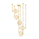 Corbett Lighting Canada - 555-33-VPB - DEL Suspendu - Solara - Laiton poli vintage