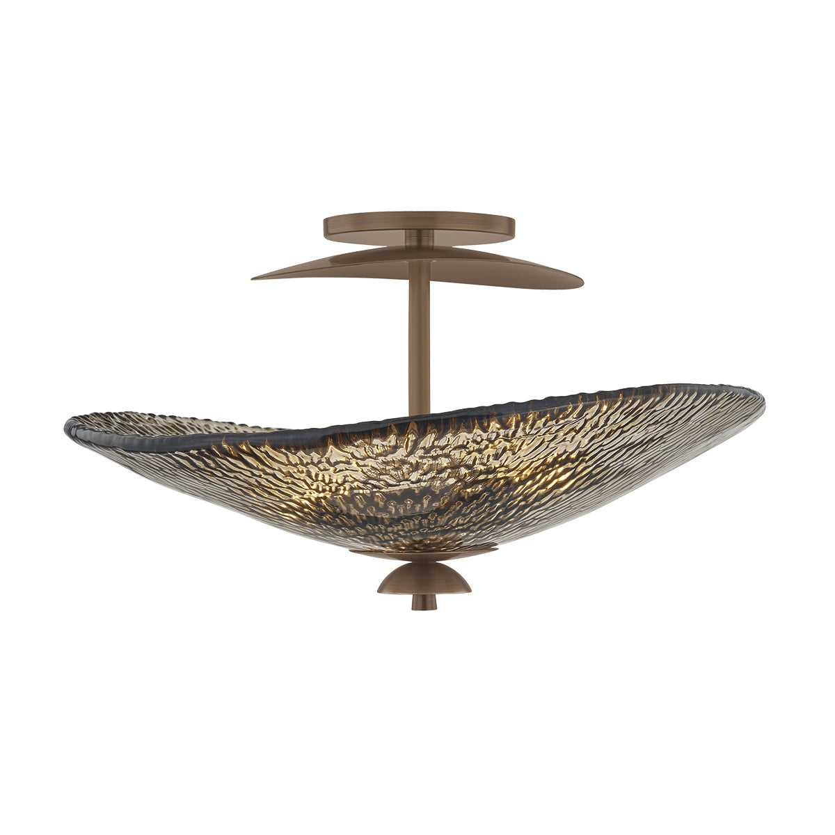 Corbett Lighting Canada - 559-20-OWB - Trois lampes semi-remorques Plafonnier - Alba - Cuivres du Vieux Monde