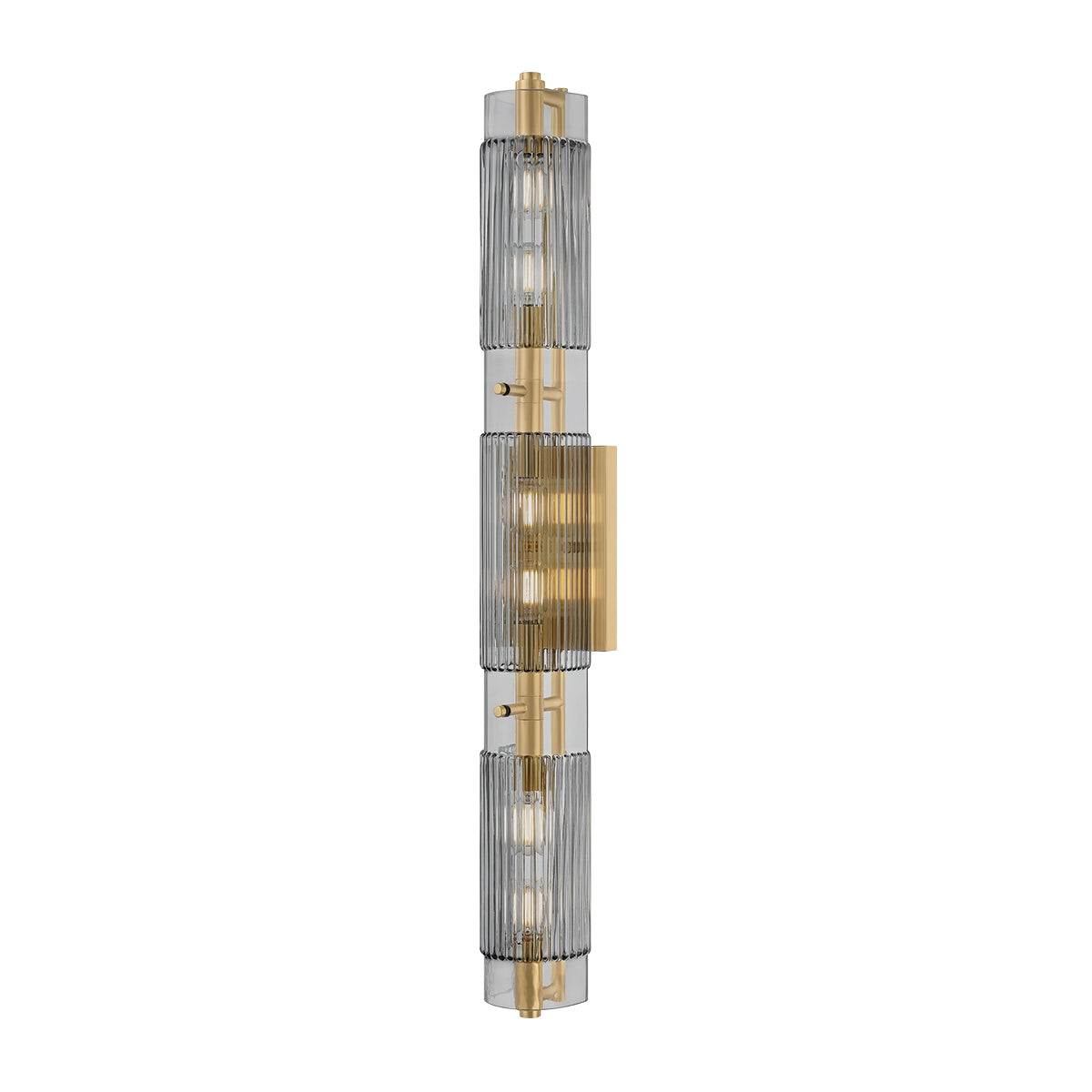 Corbett Lighting Canada - 562-06-VB - Applique murale six lumières pour salle de bain - Duoro - Laiton vieilli