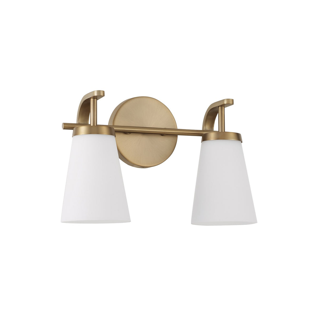 Capital Lighting - 161021AD-660 - Two Light Vanity - Drake - Aged Brass
