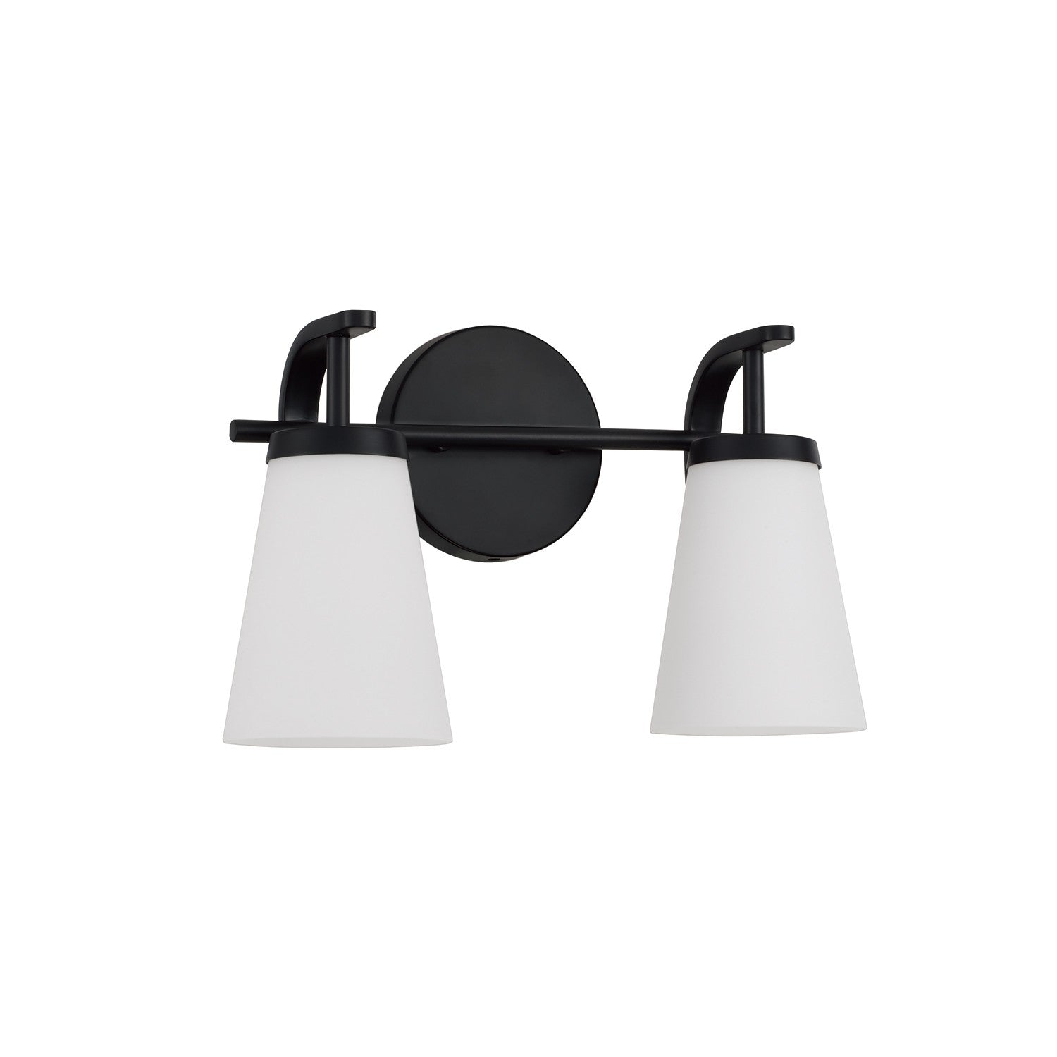 Éclairage Capital Lighting - 161021MB-660 - Applique murale deux lumières - Drake - Noir mat