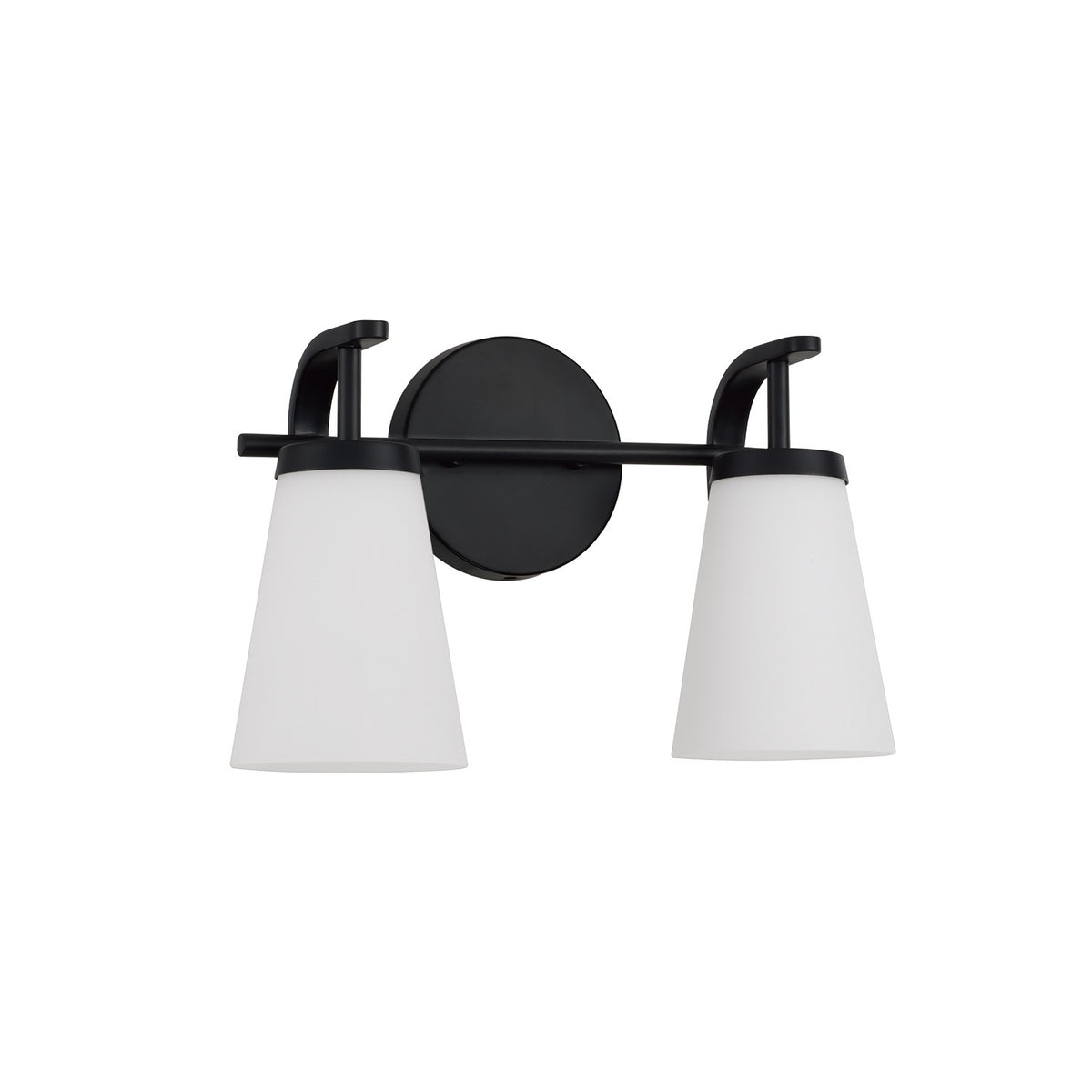 Capital Lighting - 161021MB-660 - Two Light Vanity - Drake - Matte Black