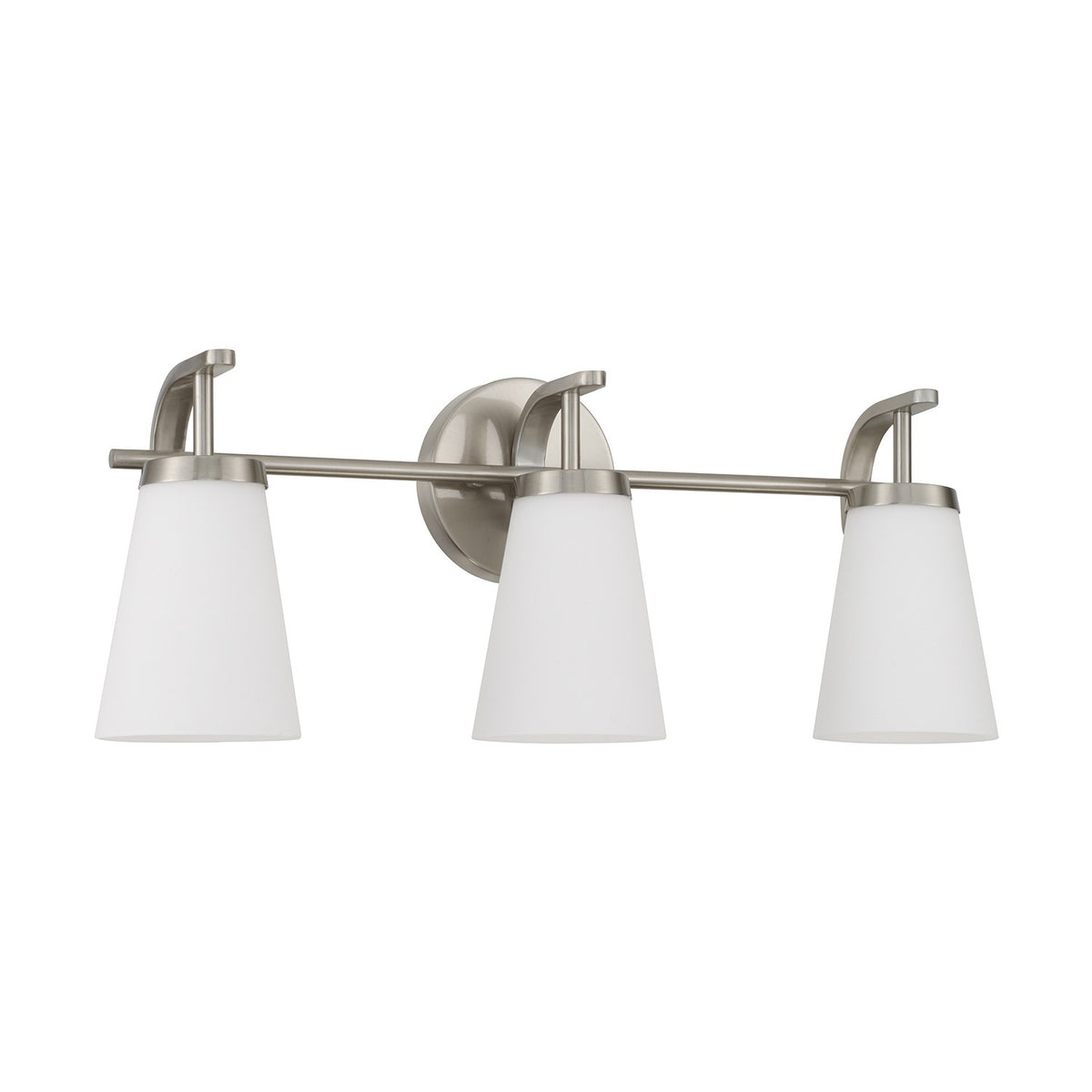 Capital Lighting - 161031BN-660 - Three Light Vanity - Drake - Brushed Nickel