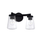 Éclairage Capital Lighting - 161921MB-664 - Applique murale deux lumières - Aaron - Noir mat