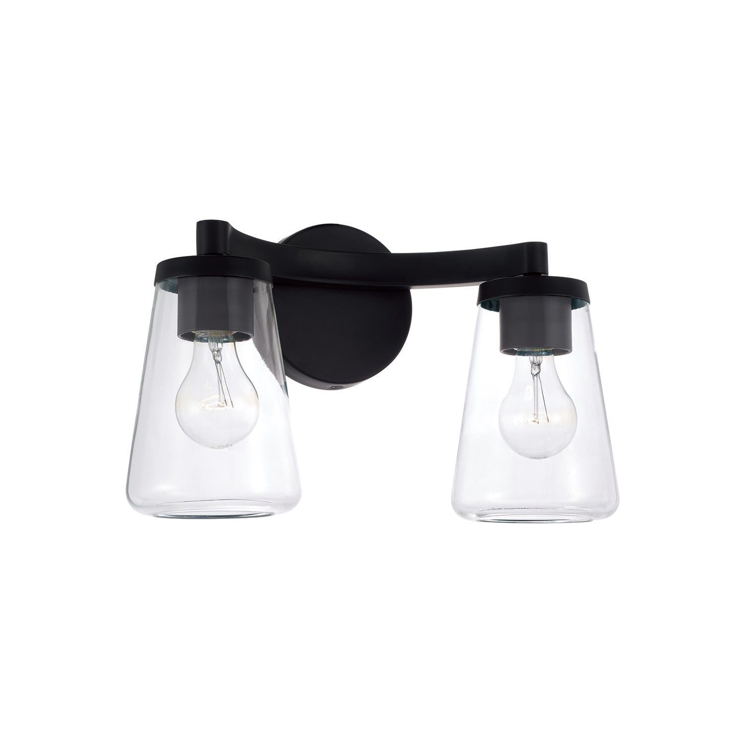 Éclairage Capital Lighting - 161921MB-664 - Applique murale deux lumières - Aaron - Noir mat