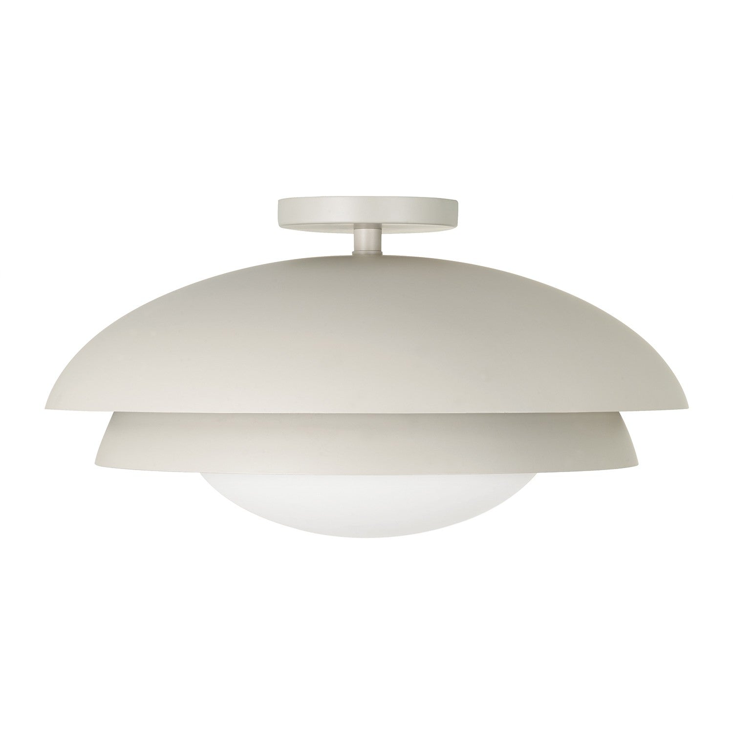 Capital Lighting - 259211TP - One Light Semi Flush Mount - Jensen - Taupe