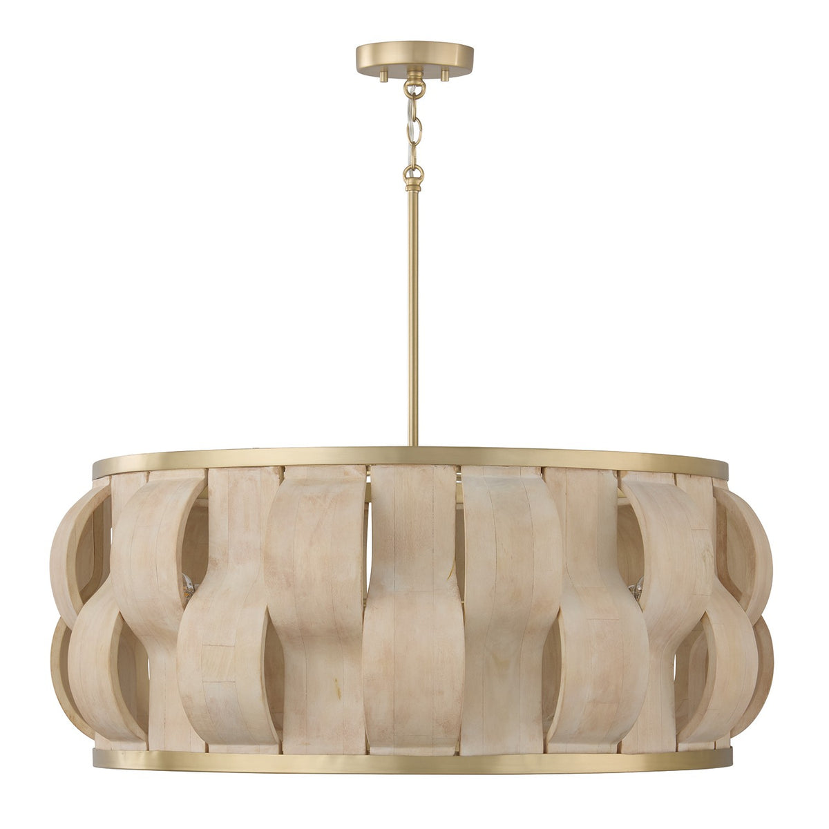 Capital Lighting - 357561MA - Six Light Pendant - Willa - Matte Brass