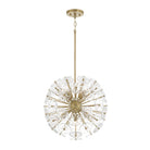 Éclairage Capital - 357881MA - Huit lampes Suspension - Emélie - Laiton mat