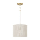 Éclairage Capital - 357912MA - Une lampe Suspension - Tara - Laiton mat