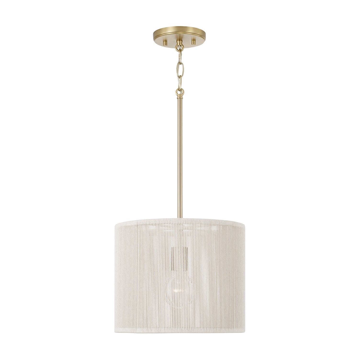 Éclairage Capital - 357912MA - Une lampe Suspension - Tara - Laiton mat