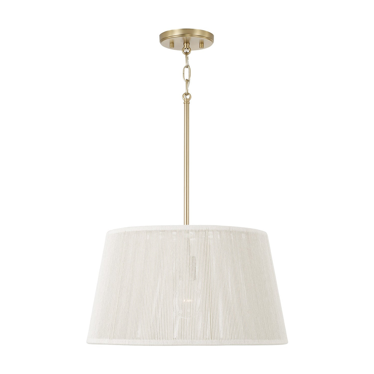 Éclairage Capital - 357913MA - Une lampe Suspension - Tara - Laiton mat