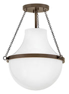 Hinkley Canada - 46891HZ - LED Semi-Plafonnier - Collins - Bronze Héritage