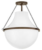 Hinkley Canada - 46893HZ - LED Semi-Plafonnier - Collins - Bronze Héritage