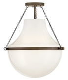 Hinkley Canada - 46893HZ - LED Semi-Plafonnier - Collins - Bronze Héritage