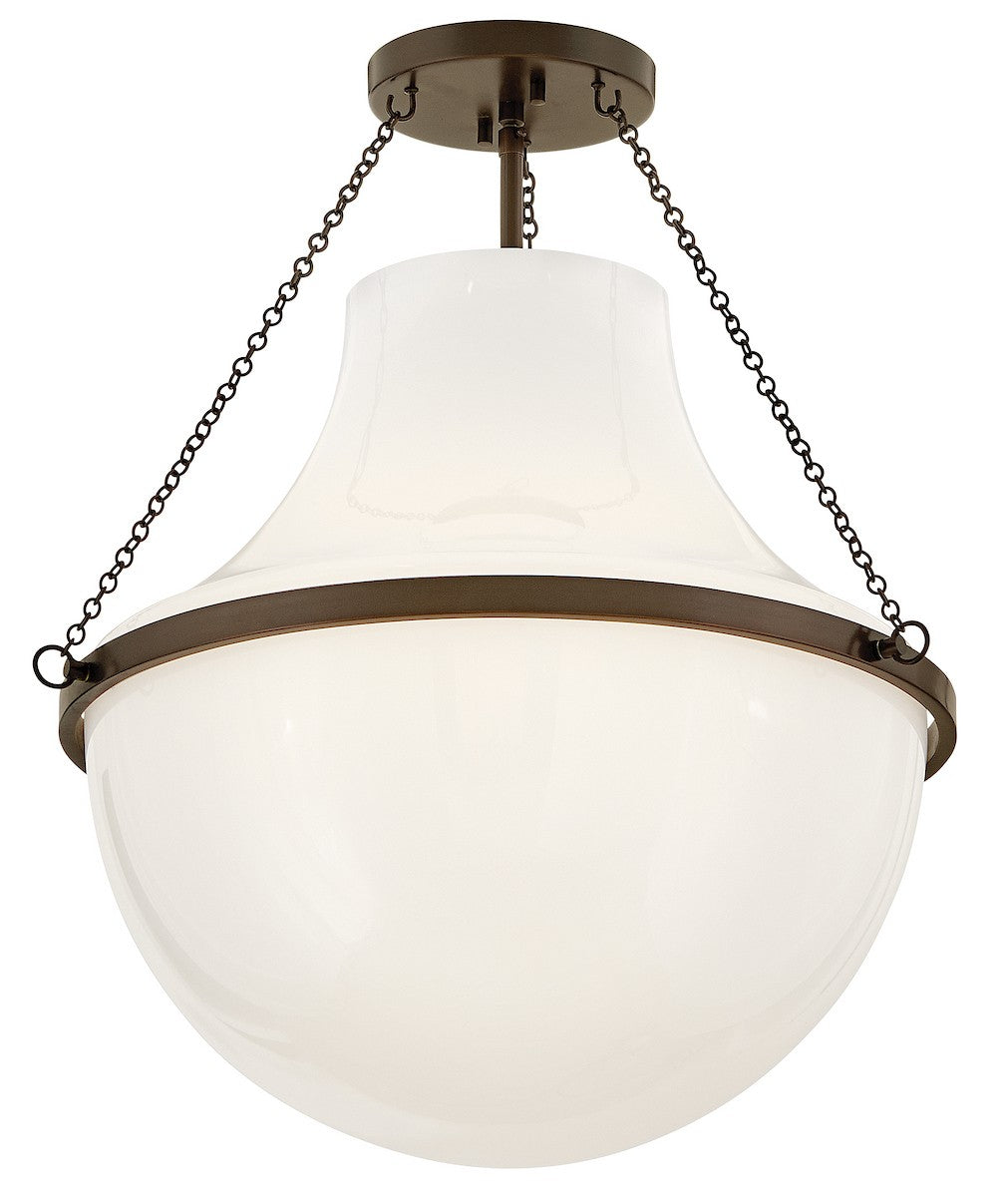 Hinkley Canada - 46893HZ - LED Semi-Flush Mount - Collins - Heritage Bronze