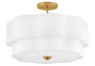 Hinkley Canada - 47733LCB - LED Semi-Plafonnier - Gwen - Laiton laqué