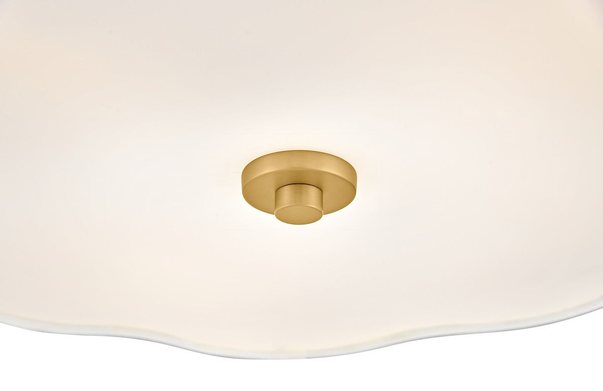 Hinkley Canada - 47733LCB - LED Semi-Flush Mount - Gwen - Lacquered Brass