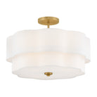 Hinkley Canada - 47733LCB - LED Semi-Plafonnier - Gwen - Laiton laqué