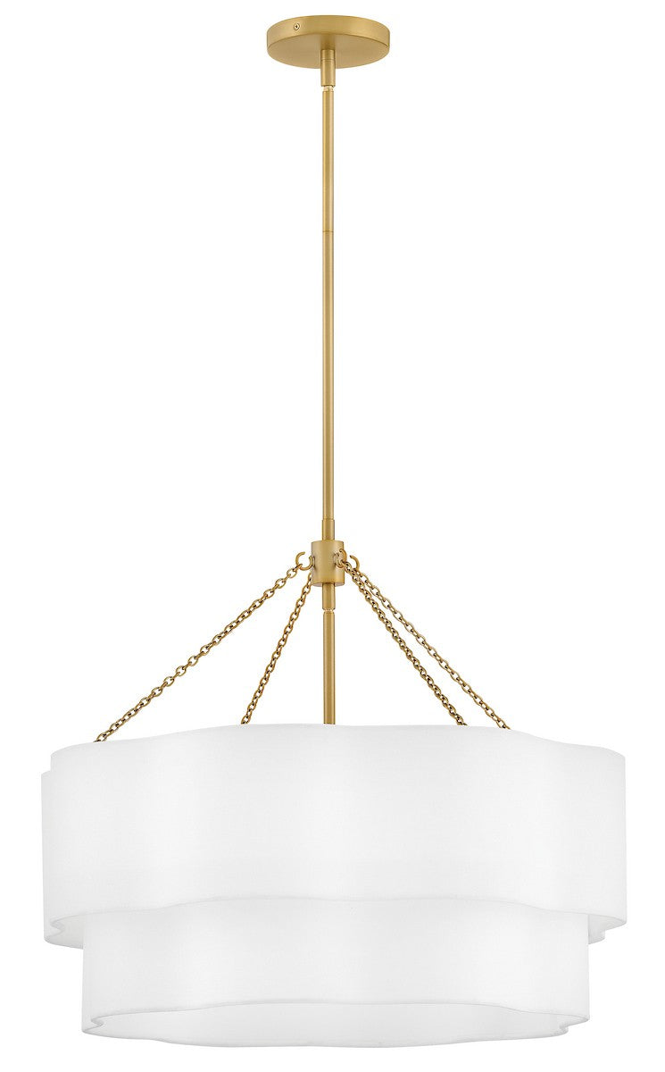 Hinkley Canada - 47734LCB - LED Chandelier - Gwen - Lacquered Brass