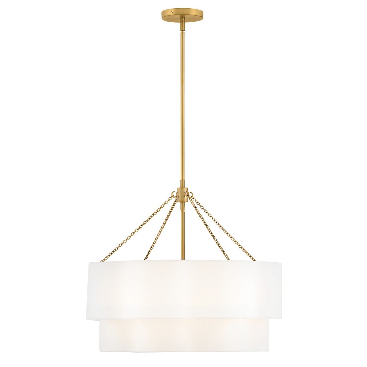 Hinkley Canada - 47734LCB - LED Chandelier - Gwen - Lacquered Brass