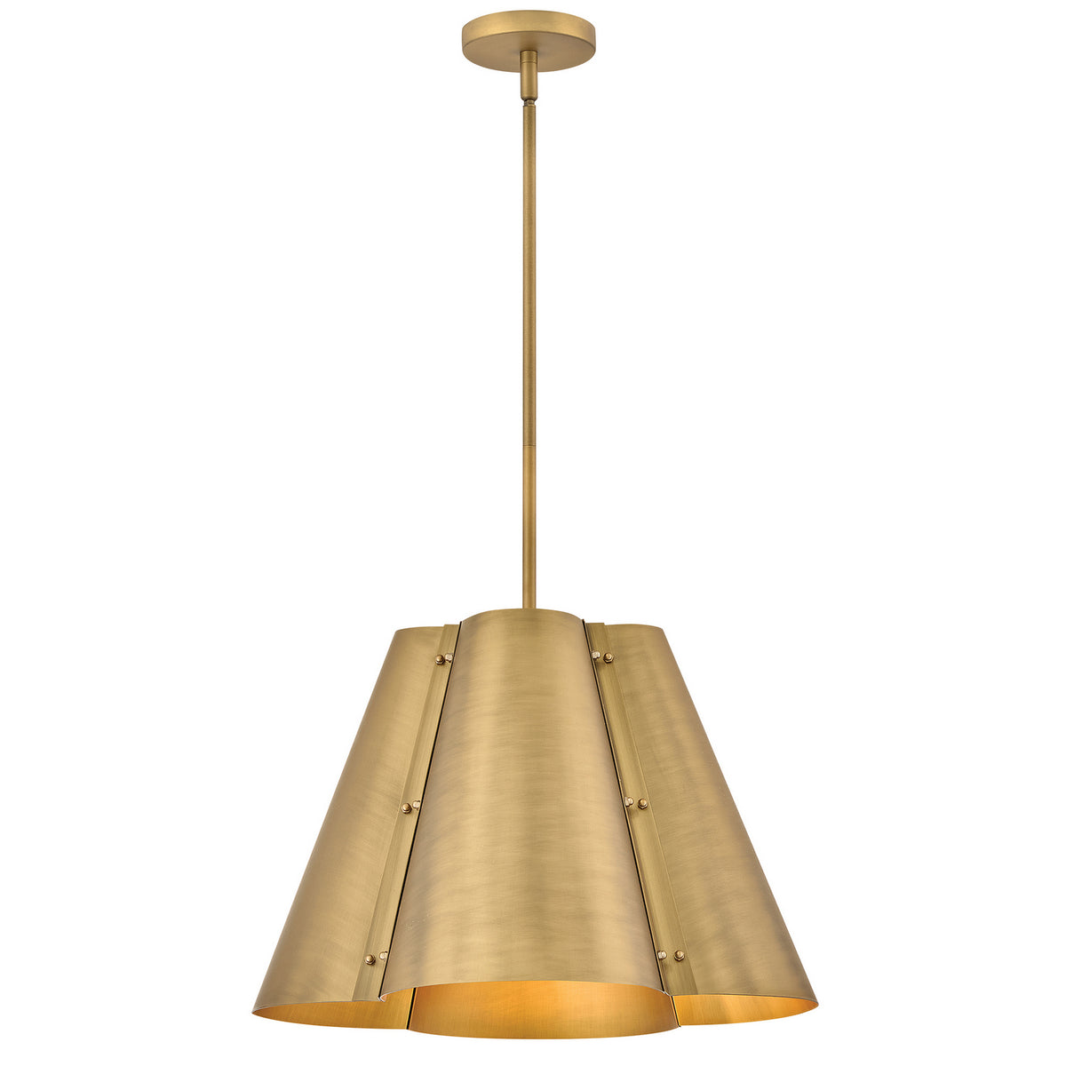 Hinkley Canada - 48544HB - DEL Suspension - Bowman - Heritage Brass