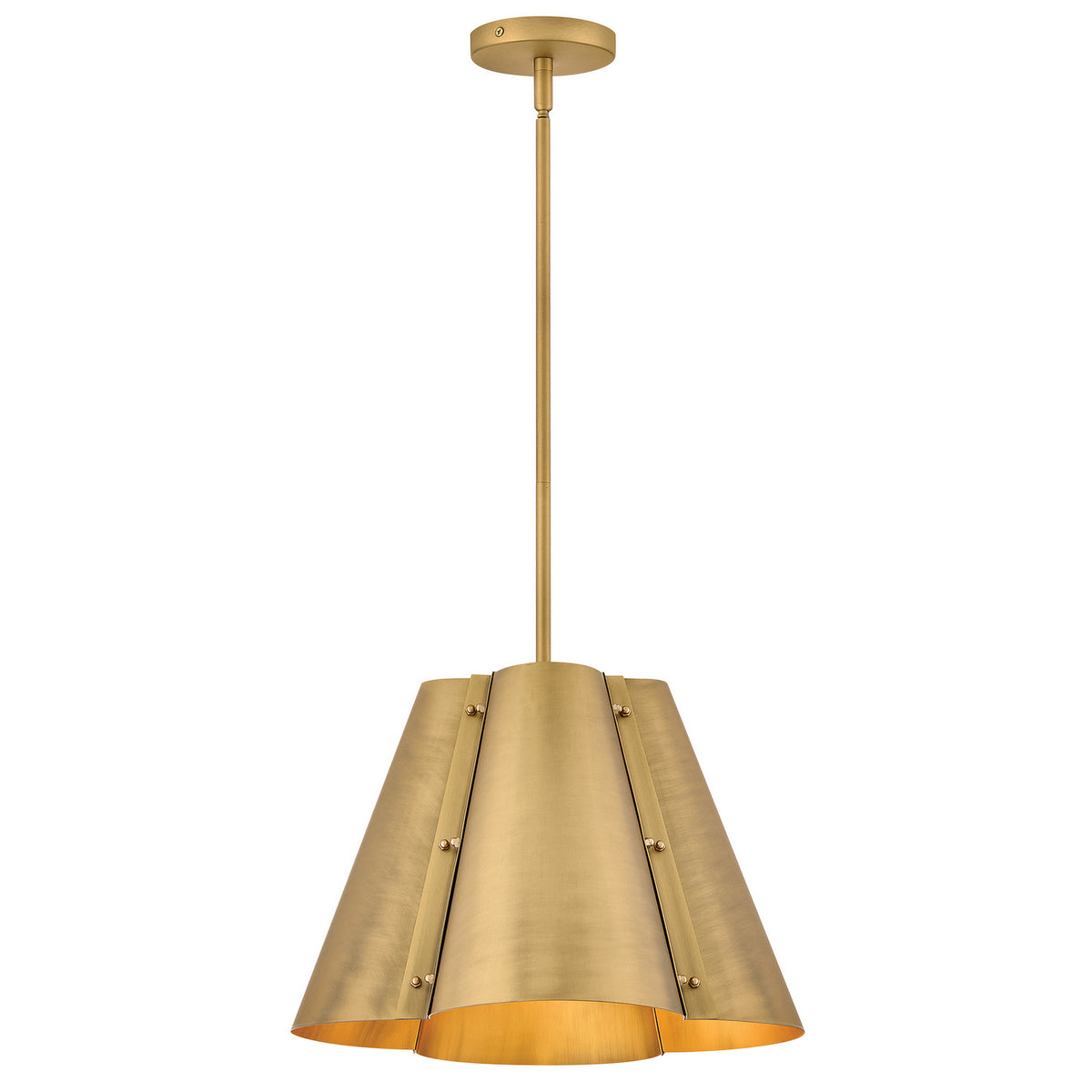Hinkley Canada - 48547HB - DEL Suspension - Bowman - Heritage Brass