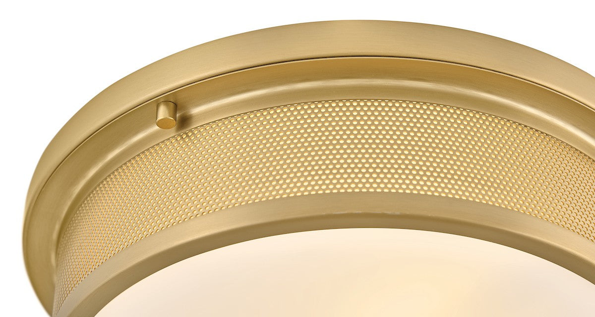 Hinkley Canada - 48561LCB - LED Flush Mount - Pierce - Lacquered Brass