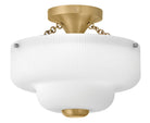 Hinkley Canada - 48571LCB - LED Semi-Flush Mount - Adella - Lacquered Brass