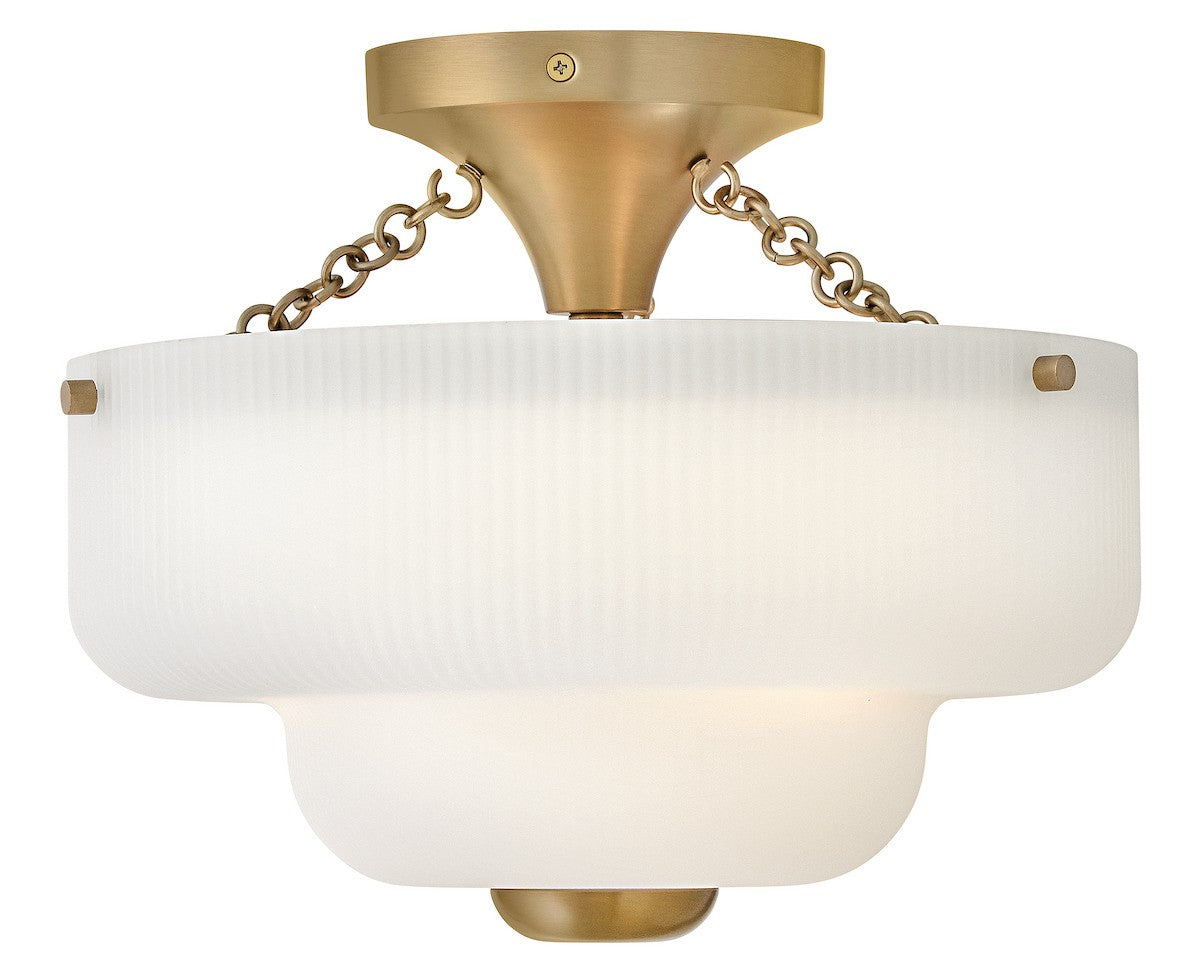 Hinkley Canada - 48571LCB - LED Semi-Plafonnier - Adella - Laiton laqué