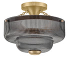 Hinkley Canada - 48571LCB-SM - LED Semi-Flush Mount - Adella - Lacquered Brass