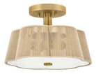 Hinkley Canada - 48581LCB - LED Semi-Plafonnier - Sasha - Laiton laqué