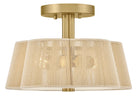 Hinkley Canada - 48581LCB - LED Semi-Plafonnier - Sasha - Laiton laqué