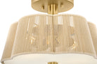 Hinkley Canada - 48581LCB - LED Semi-Plafonnier - Sasha - Laiton laqué