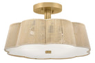 Hinkley Canada - 48583LCB - LED Semi-Plafonnier - Sasha - Laiton laqué
