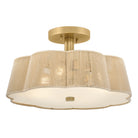 Hinkley Canada - 48583LCB - LED Semi-Plafonnier - Sasha - Laiton laqué