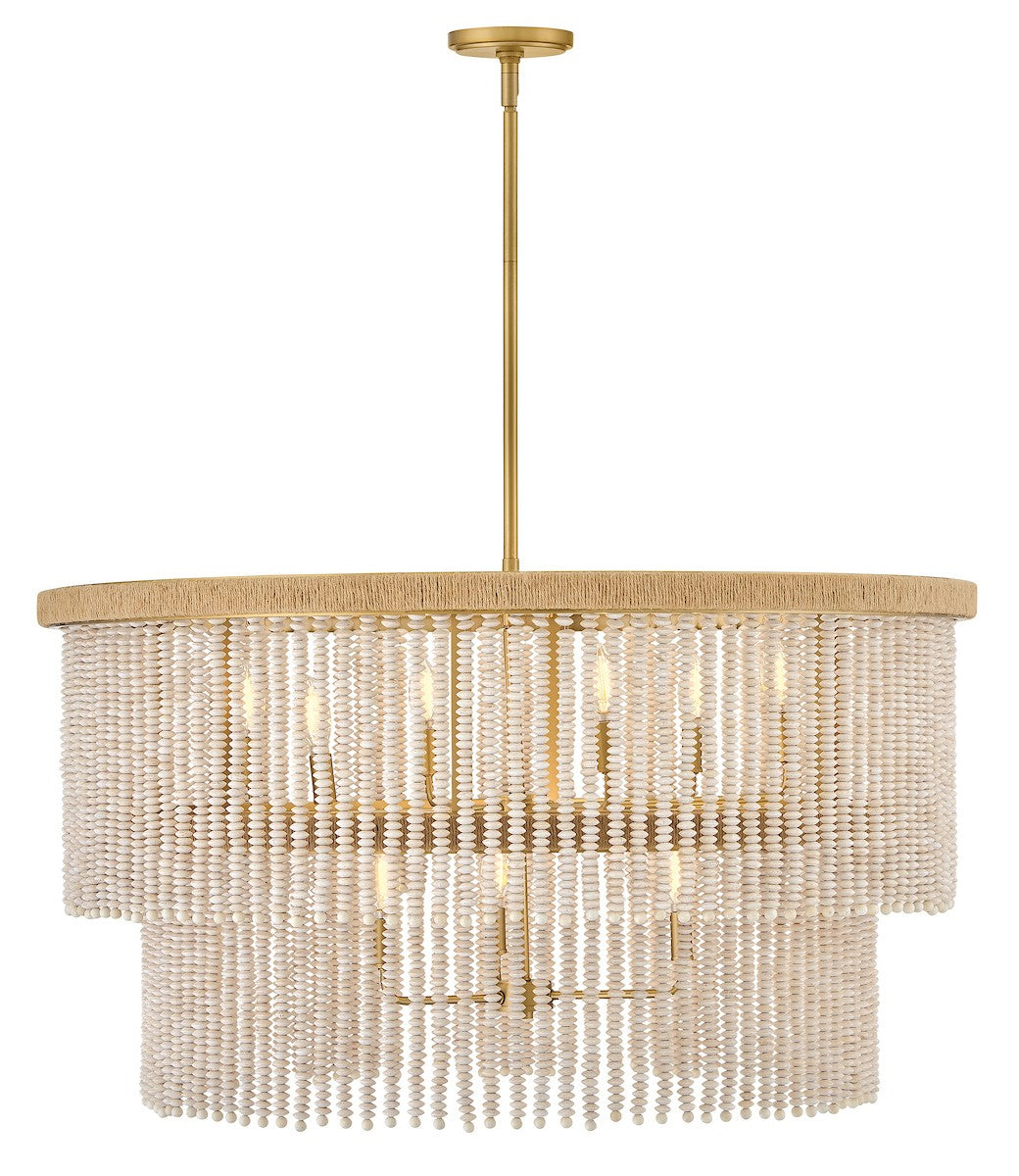 Hinkley Canada - 48606LCB - LED Chandelier - Indra - Lacquered Brass