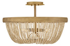Hinkley Canada - 48613BNG - LED Semi-Plafonnier - Tula - Or bruni