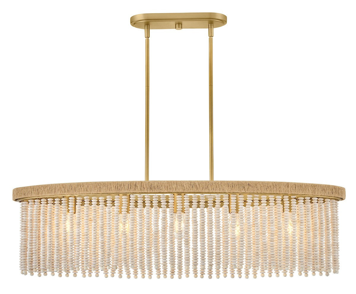 Hinkley Canada - 48605LCB - LED linéaire Suspension - Indra - Laiton laqué
