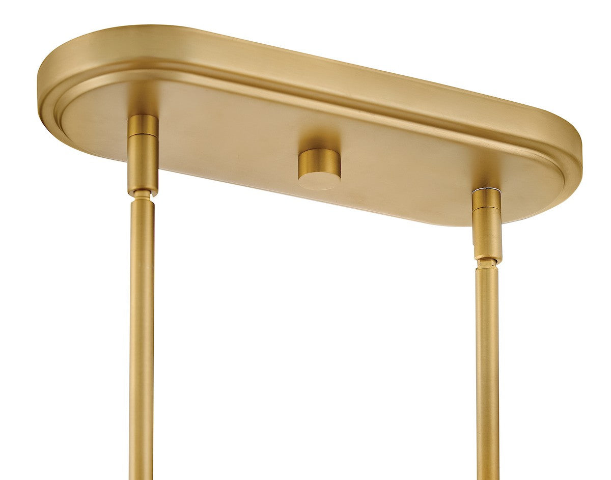 Hinkley Canada - 48605LCB - LED linéaire Suspension - Indra - Laiton laqué