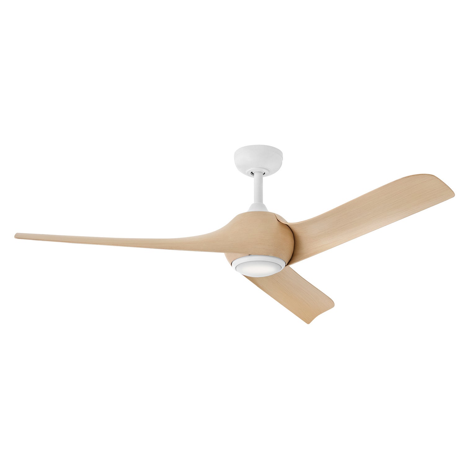 Hinkley Canada - 907256FMN-LDD - Téléviseur intelligent de 56 pouces Ventilateur  - Tiburon - Blanc mat