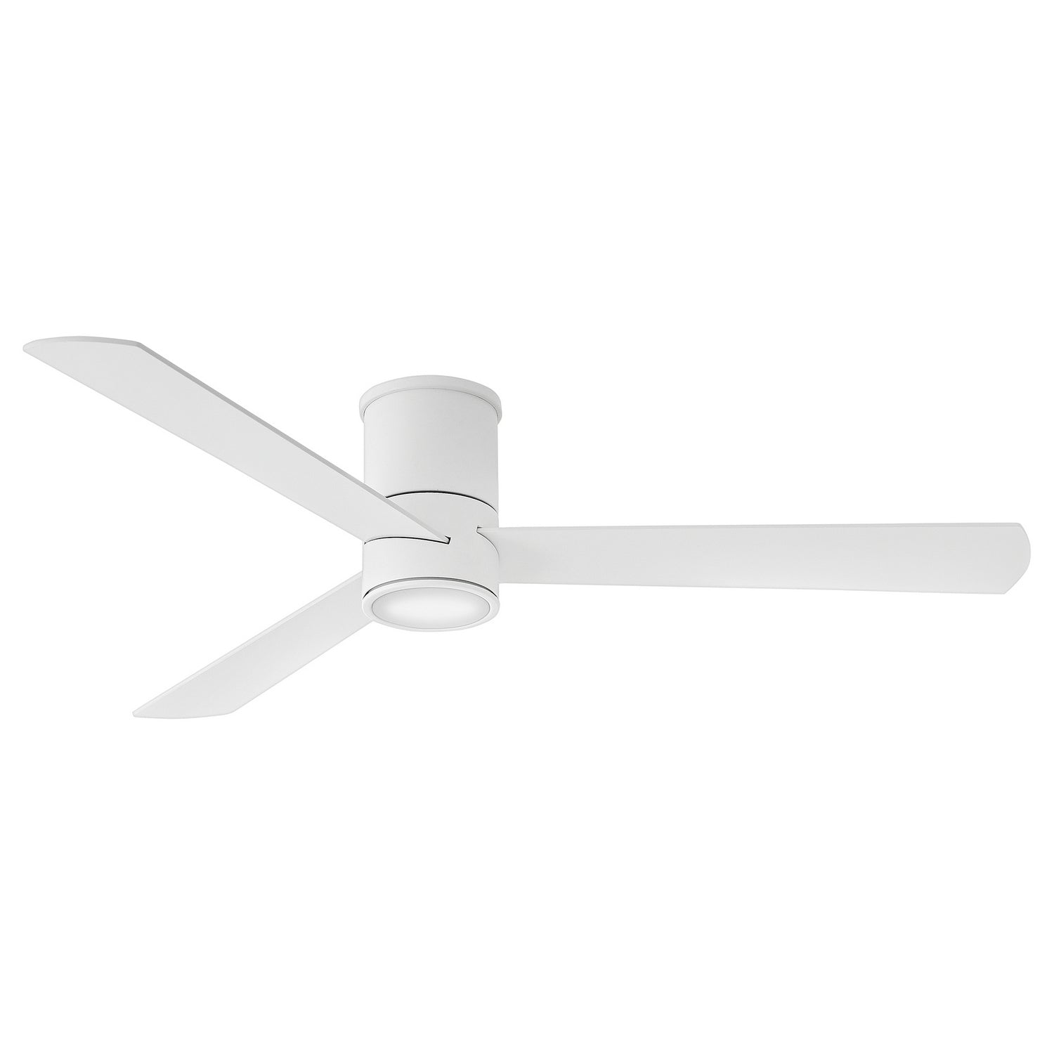 Hinkley Canada - 907552FMW-LDD - Téléviseur intelligent de 52 pouces Ventilateur  - Speck Flush - Blanc mat